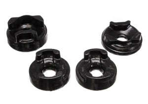 Toyota Matrix Motor Mount Insert Set - Front and Rear - Energy Suspension - Performance Polyurethane - Black - `03-`06